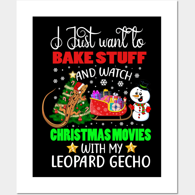 Watch Christmas Movies With My Leopard Gecko Wall Art by Sinclairmccallsavd